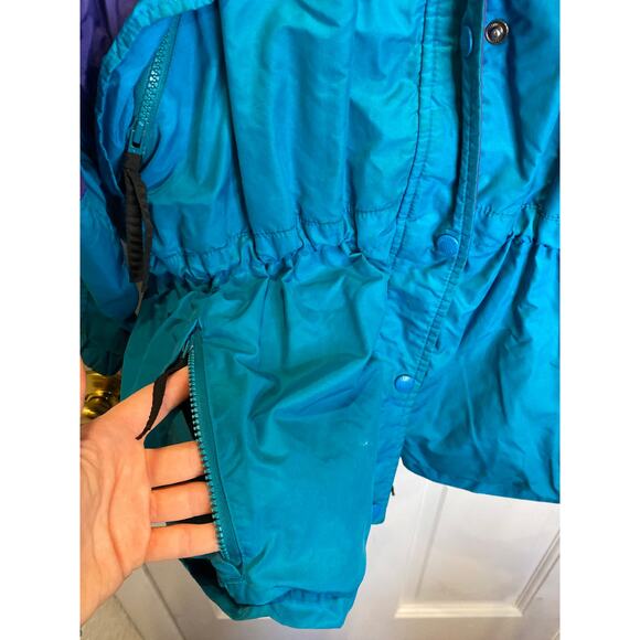 VINTAGE Colorful Snowmobile Winter Columbia Sport Coat Large - Picture 5 of 6